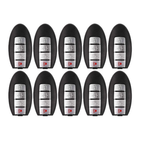 50 x 2013-2019 Nissan Sentra / Versa / Leaf / 4-Button Smart Key / PN: 285E3-3SG0D / CWTWB1U840 (AFTERMARKET) (Bundle of 50)