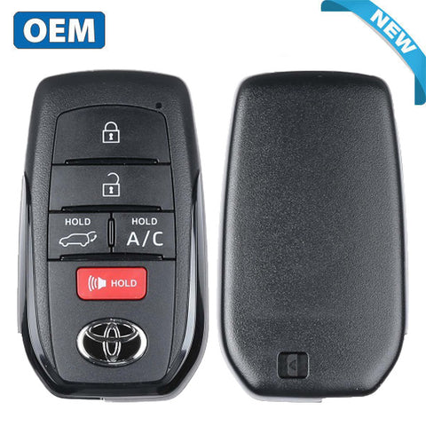 2023 Toyota bZ4X / 5-Button Smart Key / PN: 8990H-42520 / HYQ14FBX (OEM)