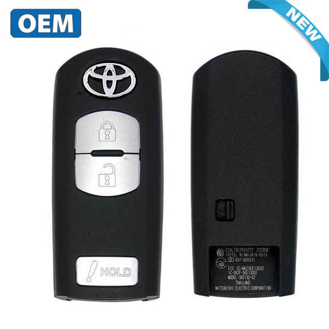 2017-2019 Toyota Yaris iA / 3-Buton Smart Key / PN: 89904-WB004 / WAZSKE13D02 (OEM)