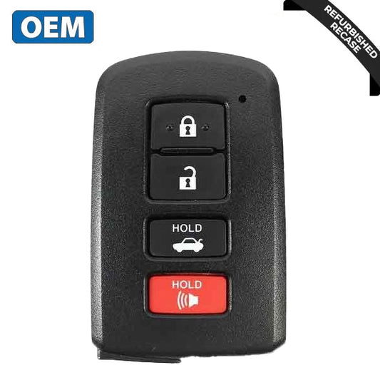 2012-2020 Toyota / 4-Button Smart Key / PN: 89904-06140 / HYQ14FBA-0020 (OEM Recase)