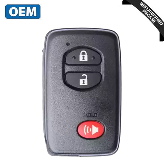 2009-2019 Toyota / 3-Button Smart Key / PN: 89904-47230 / HYQ14ACX (OEM Recase) (GNE Board)