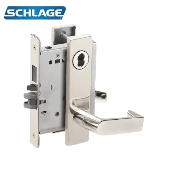 Schlage L9480B-06A-625-IS-OCC Mortise Lock in Bright Chrome Finish