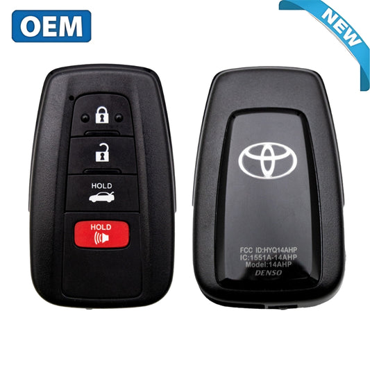 Toyota 86 smart key fob front view showing buttons.