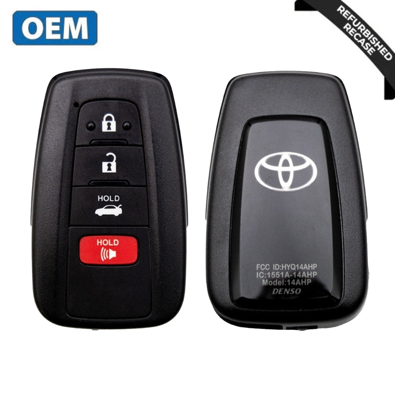 Toyota 86 smart key fob front view showing buttons.