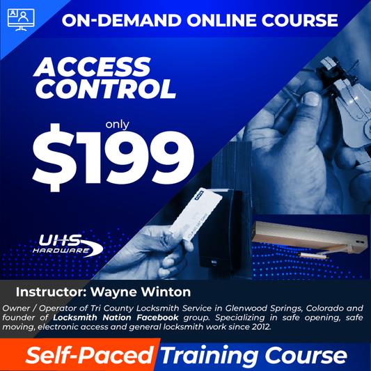 Recorded On-Demand Training - Advanced Access Control Training