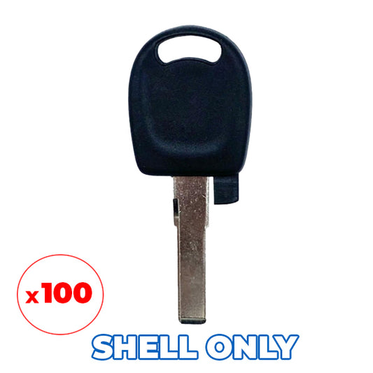 100 x 2000-2009 Audi Volkswagen / Transponder Key SHELL / HU66 (AFTERMARKET)