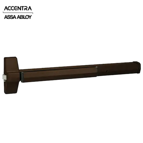 Accentra (Formerly Yale) - 7100 - Rim Exit Panic Bar Device - 48” - Wide Stile Pushpad - Non-handed - 693 - Black Painted