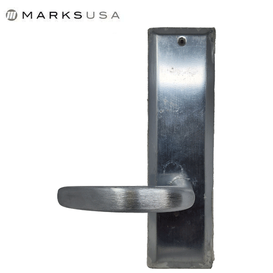 Marks USA - 0NY96DO  - New York Mortise Lever Lock - 1-1/16” x 7-5/8” - 26D - Satin Chrome - Dummy - LH