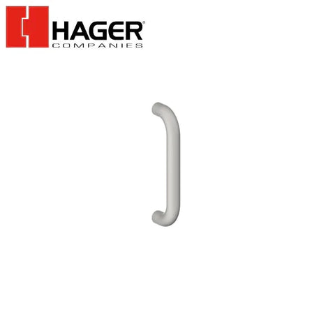 Hager - 4G - Round Wrought Door Pull - Satin Stainless Steel