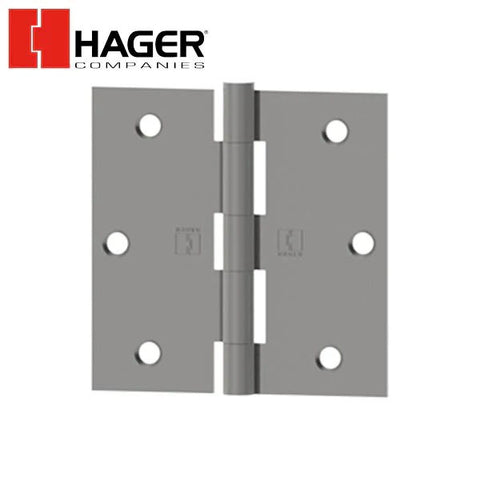 Hager - 1741 - Full Mortise - 5-Knuckle - Plain Bearing Hinges with fasteners - Optional Size - Optional Finish