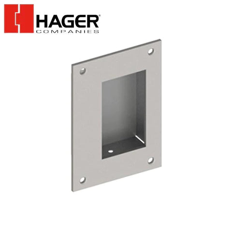 Hager - 15N - 3.5" x 5" Satin Stainless Steel