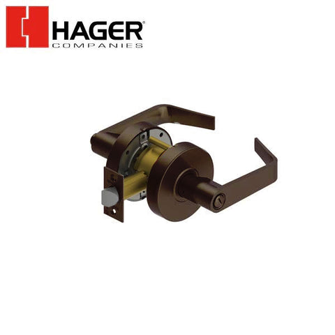 Hager - 2540 - Lever - Privacy - 2-3/4" - Optional Finish - Optional Lever