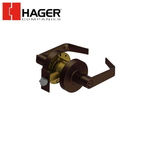 Hager - 2553 - Lever - Entry - 2-3/4" - Optional Finish - Optional Lever - Optional Keyway