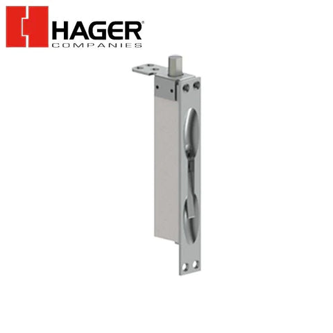 Hager - 283D - Manual Flush Bolt for Wood Composite Doors - Optional Finish