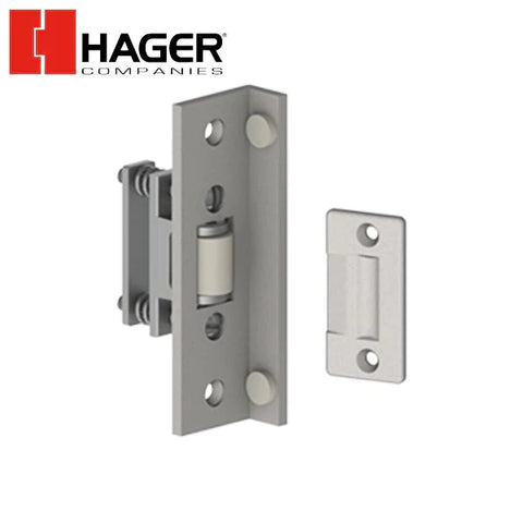 Hager - 318S - Roller Latch with Stop - Satin Chrome