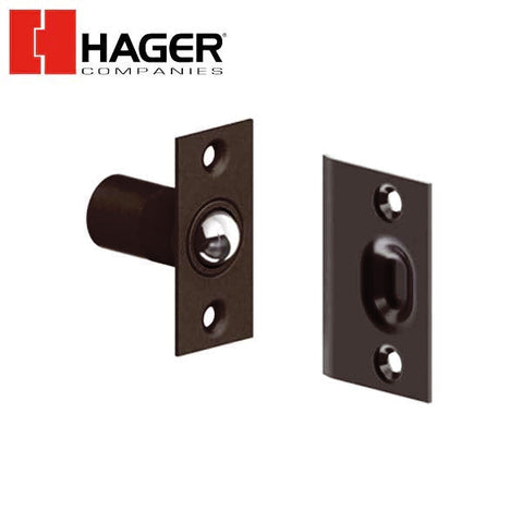 Hager - 321R - Adjustable Ball Catch with Strike - Optional Finish