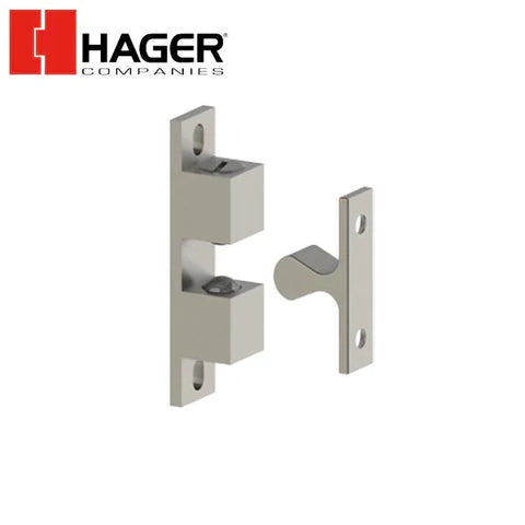 Hager - 323S - Three-Way Ball Catch - Satin Chrome