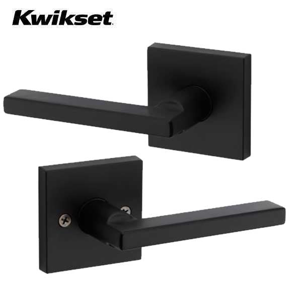 Kwikset - Halifax Lever Set - Square Rose - Optional Function - Optional Finish - Grade 2 - UHS Hardware