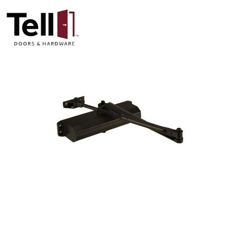 TELL - Heavy Duty Commercial Door Closer - Parallel Arm Bracket - Adjustable Arm - 3-6 - Full Cover - Backcheck - Optional Finish