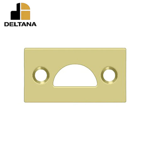 Deltana - Mortise Strike - Solid Brass - Optional Finish