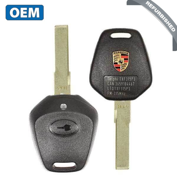 1999-2000 Porsche 911 / 1-Button Remote Head Key / PN: 996-637-243-01 /  LTQTXF315P3 (OEM Refurb)