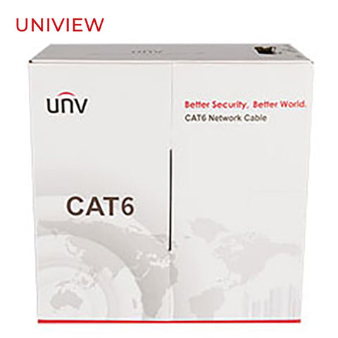 Uniview / UNV / CAT6 / UTP / 305M / 99.99% OFC / 0.5mm / UL Certificate / UNV-CAB-LC3100A - UHS Hardware