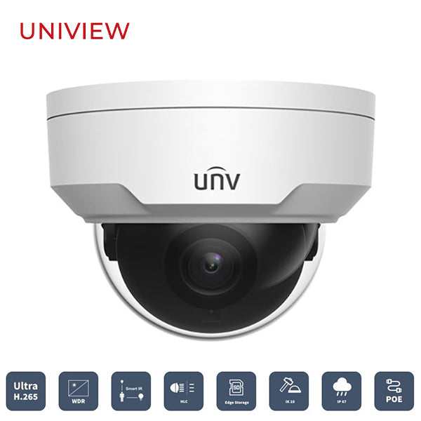 Uniview / UNV / IP / 5MP / Dome Camera / Fixed / 2.8mm Lens / Outdoor / WDR / IP67 / IK10 / 30m Smart IR / 3 Year Warranty / UNV-325SR3-DVPF28-F - UHS Hardware