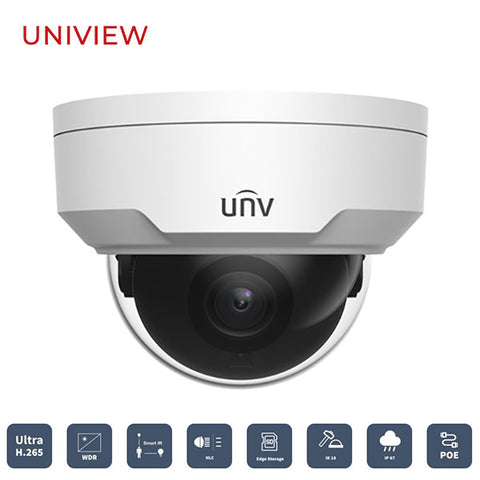 Uniview / UNV / IP / 5MP / Dome Camera / Fixed / 2.8mm Lens / Outdoor / WDR / IP67 / IK10 / 30m Smart IR / 3 Year Warranty / UNV-325SR3-DVPF28-F - UHS Hardware