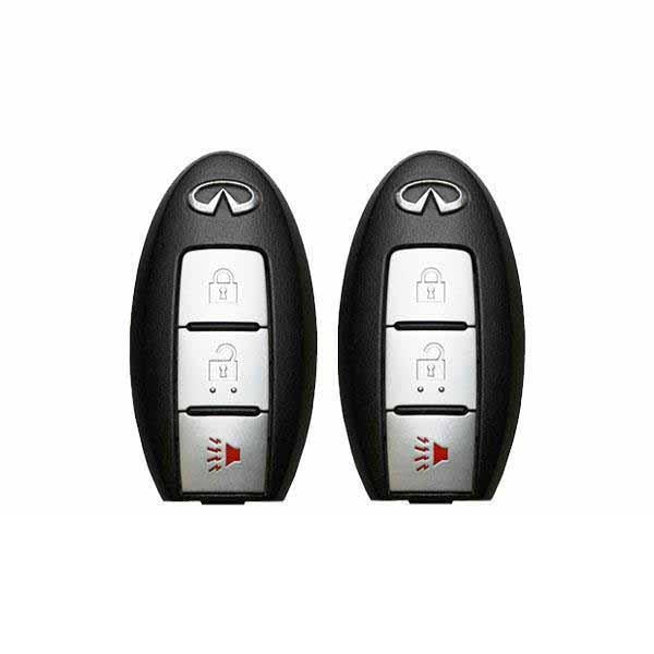 2 X Infiniti 2008-2017 / 3-Button Prox Smart Key Pn: 285E3-1Ba7A Kr55Ww49622 (Oem) (Bundle Of 2)