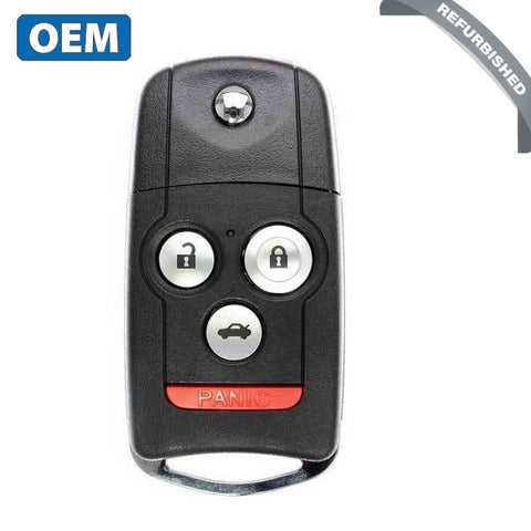 2009-2014 Acura TL / 4-Button Remote Flip Key / PN: 35119-TK4-305 / MLBHLIK-1T (OEM) - UHS Hardware