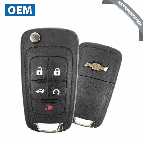 2010-2019 Chevrolet / 5-Button Flip Key HS / non PEPS / PN: 13500226 ...