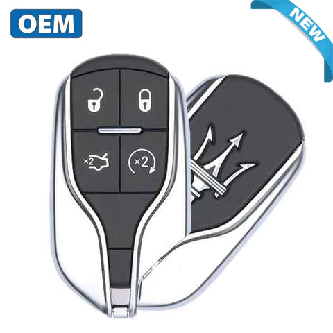 2014-2016 Maserati Ghibli / Quattroporte / 4-Button Smart Key w/ Remote Start / PN: 5923336 / M3N-7393490 (OEM) - UHS Hardware