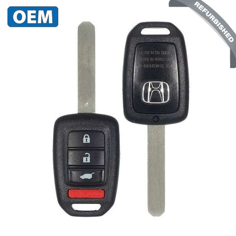 2014-2019 Honda CR-V / HR-V / 4-Button Remote Head Key / PN: 35118-T7S-A00 / MLBHLIK6-1T (OEM) - UHS Hardware