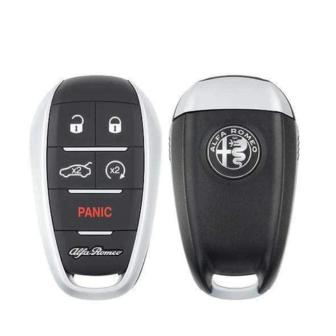 2017-2021 Alfa Romeo Giulia Stelvio / 5-Button Smart Key / PN: 6EP44LXHAA / KR5ALFA434 (OEM) - UHS Hardware