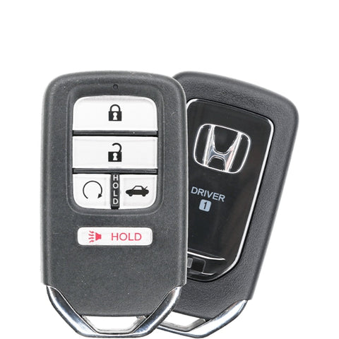 2018-2021 Honda Accord / 5-Button Smart Key Pn: 72147-Tva-A21 Cwtwb1G0090 Driver 1 (Oem)