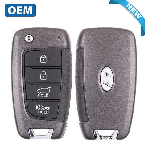 2018-2021 Hyundai Kona / 4-Button Flip Key / PN: 95430 J9500 / OSLOKA-450T (OS) (OEM) - UHS Hardware