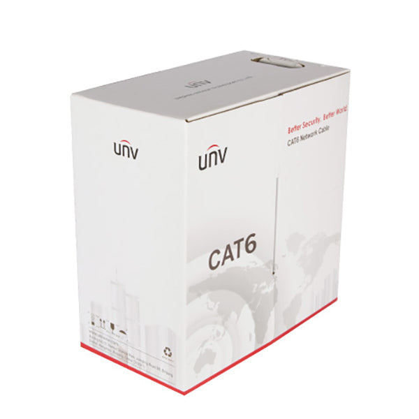 Uniview / UNV / CAT6 / UTP / 305M / 99.99% OFC / 0.5mm / UL Certificate / UNV-CAB-LC3100A - UHS Hardware