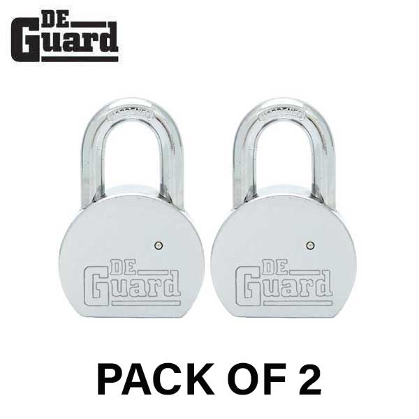 2x Premium - Solid Iron Padlock - SC1 Keyway - Short Shackle 1" - Keyed Alike #1 (BUNDLE OF 2) (2 For 1) - UHS Hardware