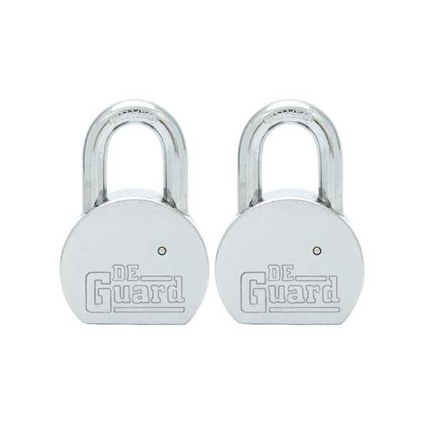 2x Premium - Solid Iron Padlock - SC1 Keyway - Short Shackle 1" - Keyed Alike #1 (BUNDLE OF 2) (2 For 1) - UHS Hardware