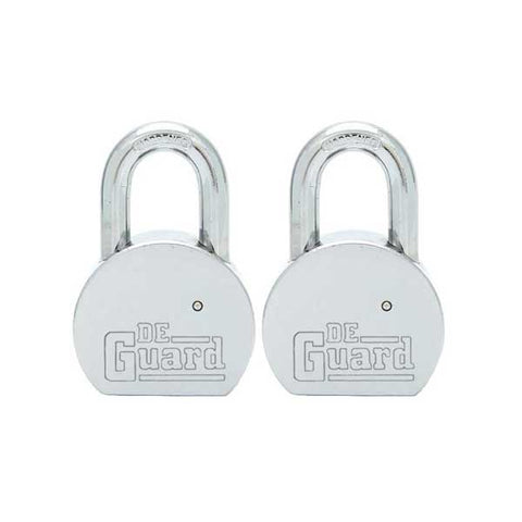 2x Premium - Solid Iron Padlock - SC1 Keyway - Short Shackle 1" - Keyed Alike #1 (BUNDLE OF 2) (2 For 1) - UHS Hardware