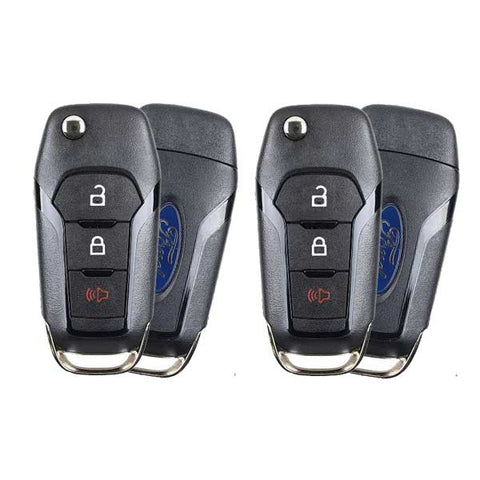 2 x 2015-2022 Ford / 3-Button Flip Key / PN: 164-R8130 / N5F-A08TAA ...