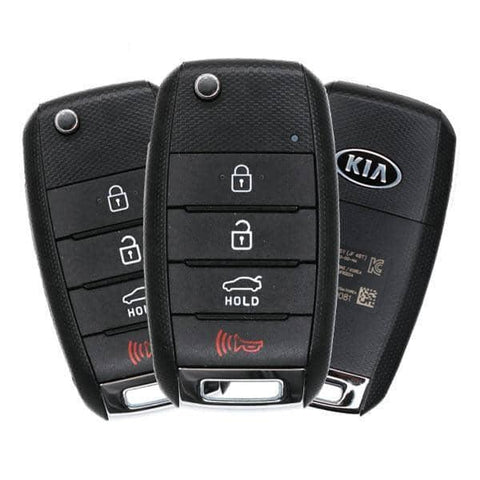 3 X 2016-2020 Kia Optima / 4-Button Flip Key Pn: 95430-D4010 Sy5Jfrge04 (Oem Refurb) (Bundle Of 3)