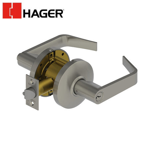 Hager - 3550 - Lever - Office - 2-3/4" - Optional Finish - Optional Lever - Optional Keyway