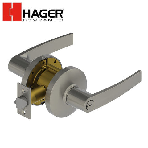 Hager - 3550 - Lever - Office - 2-3/4" - Optional Finish - Optional Lever - Optional Keyway