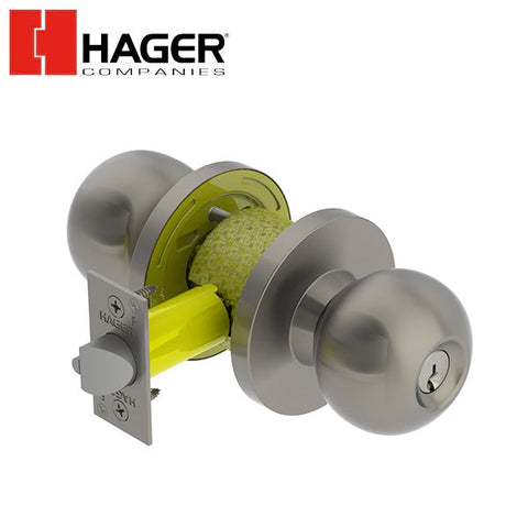 Hager - 3570 - Lever - Classroom - 2-3/4" - Optional Finish - Optional Trim - Optional Keyway