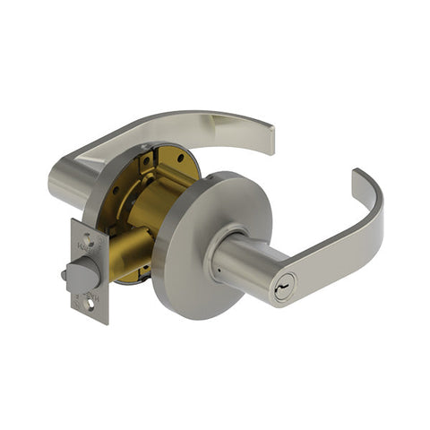 Hager - 3450 - Lever - Office - 2-3/4" - Satin Chrome - Optional Lever - Optional Keyway