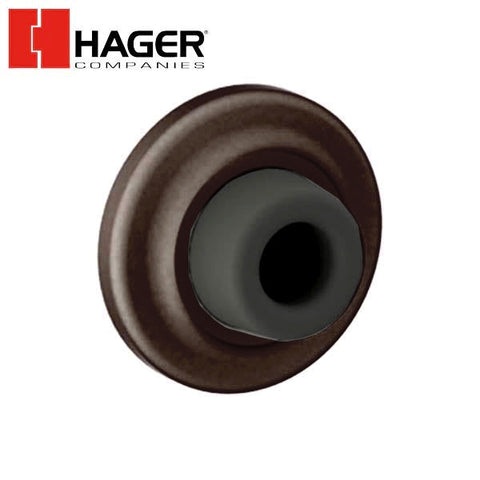 Hager - 234W - Heavy Duty Concave Wall Stop - Optional Finish