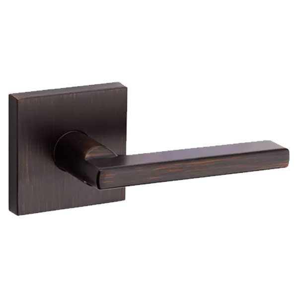 Kwikset - 154HFL - Halifax Passage Lever - Square Rose - 11P - Venetian Bronze - Grade 2 - UHS Hardware