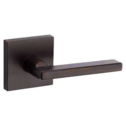 Kwikset - 154HFL - Halifax Passage Lever - Square Rose - 11P - Venetian Bronze - Grade 2 - UHS Hardware