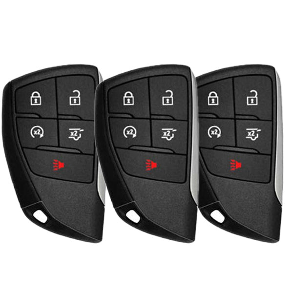 3 x 2021-2022 Buick Envision GMC Yukon Chevrolet Tahoe Suburban / 5-Button Smart Key / PN: 13537956 / HUFGM2718 (AFTERMARKET) (Pack of 3) - UHS Hardware